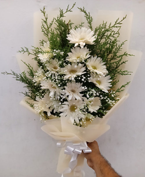 Pure White Sympathy Wreath